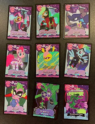 My Little Pony Power Ponies Foil Card Complete 9 Card Set PP1-PP9 With Poster! • $11.95