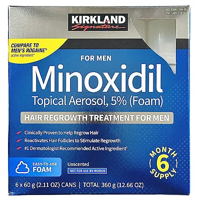 Kirkland Minoxidil 5% Extra Strength Men Hair Regrowth Foam • $49.99