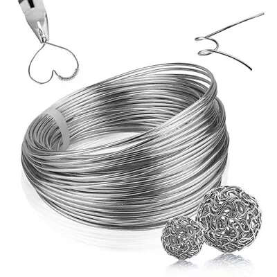 Aluminium Modelling Craft Jewellery Florist Wire 1mm 2mm 3.2mm 4.5mm Best Wires • £0.99