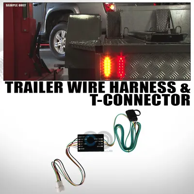 For 07-13 Mitsubishi Outlander Trailer Tow Hitch 4-Way Output Wiring T-Connector • $36.95