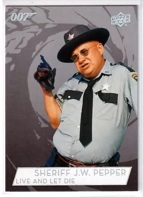 2019 Upper Deck James Bond E-PACK SILVER Clifton James As Sheriff Pepper #93 SP • $2.99