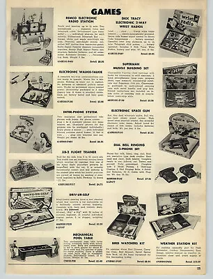 1956 PAPER AD Superman Muscle Building Set Groucho Marx Board Game TV Quiz Game • $12.99