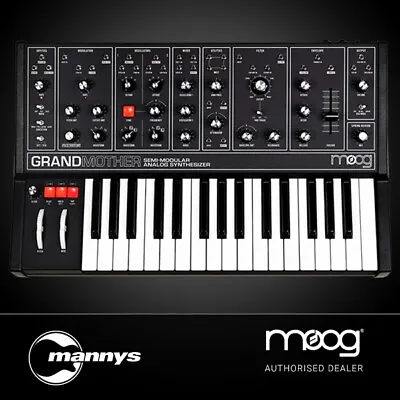 $1899 • Buy Moog Grandmother Semi-Modular Analogue Synthesizer (Dark)