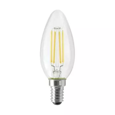 Satco S12115 4.5W Torpedo Euro E14 Clear 3000K Warm White 120V LED Filament Bulb • $4.95