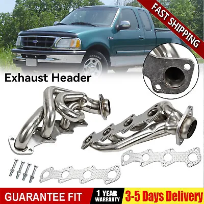 $129.65 • Buy Manifold Headers Fit Ford F150 F250 Expedition 1997-2003 5.4L V8 Shorty