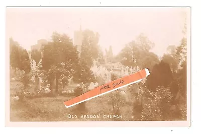 RP Postcard Old Hendon Church & Graveyard Used N Edgware Golders Green • £7.25