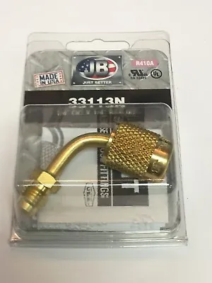 JB Industries Anti-Blow-Back Fitting Hose End Prevent Refrigerant Loss 33113N • $44.27