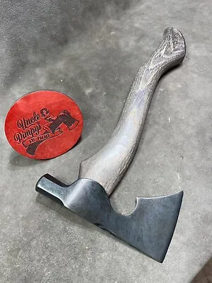 Vintage Bearded Viking Axe Hatchet Hammer Custom JESSE REED Handle • $20.50