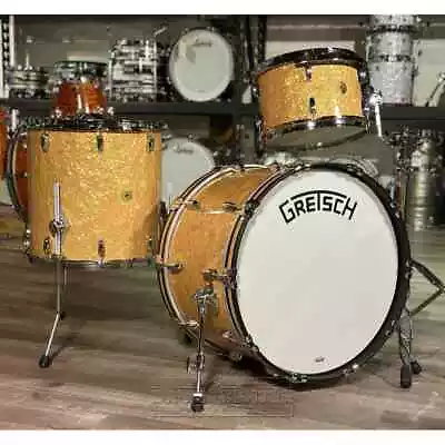 Gretsch Broadkaster 3pc Drum Set 22/12/16 Antique Pearl • $3569