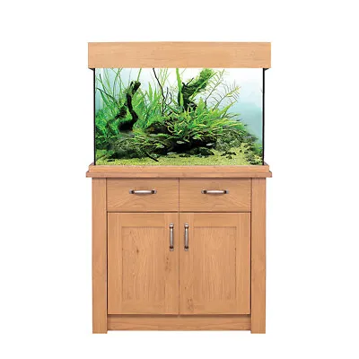 AquaOne OakStyle 145 Shade Aquarium & Cabinet Oak Style Fish Tank • £494.99
