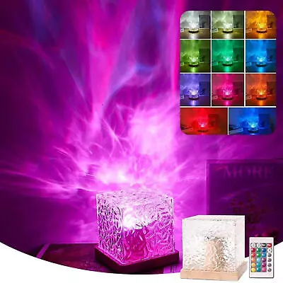 Crystal Table Lamp Remote Control Modern Magic Cube Night Light Diamond Lamp • $27.75