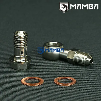 Turbo Oil Feed Banjo Bolt Kit For AUDI TT S3 1.8T 225HP K04-020 K04-022 K04-023 • $20.16