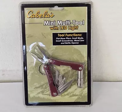 Cabela's Mini Multi-Tool With LED Light & Case • $8.50