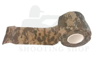 Camo Tape Wrap Reusable Stealth Strong Hunting Tape Shooting • £5.99