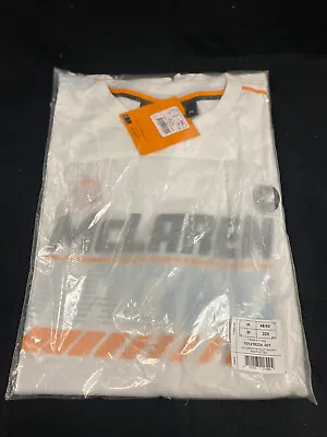 £24.99 • Buy McLaren F1 Men's T-Shirt (Size M) White FW Gulf Racing Graphic T-Shirt - New