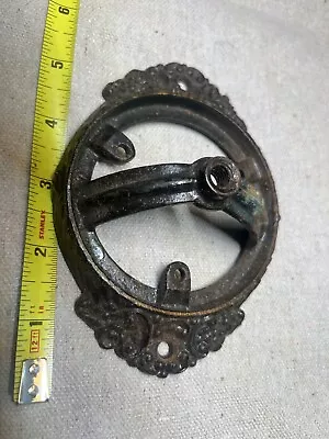 1890's Victorian Mechanical Door Bell Ringer BACK PLATE PART • $22.50