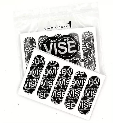 Vise Bowling 3/4  Hada Patch Black Logo Tape Pre Cut 50 Pieces • $11.95