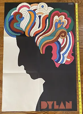 Iconic Original Milton Glaser Bob Dylan Poster 1967 Psychedelic Greatest Hits • $124.76