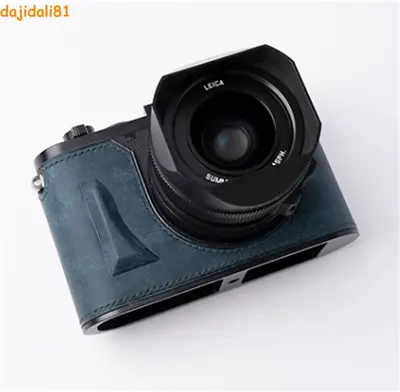 Half Case For Leica Q3 Camera Retro Cover Genuine Leather Insert Handmade Case  • $151.82