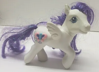 2004 My Little Pony G3 Cloud Climber White Pegasus Tinsel Hair 3D Cutie Mark MLP • $8