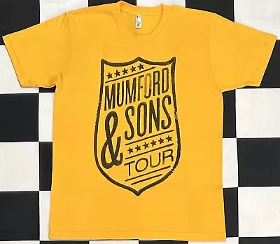 NWT Officially Licensed Mumford & Sons U.S. 2013 Shield Tour T Shirt Men’s (L) • $19.99