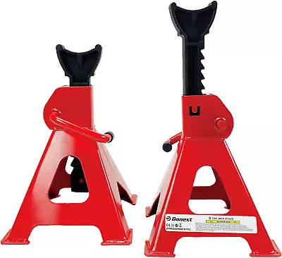 Donext Jack Stands 3 Ton 6500 Lb Capacity Steel 1 Pair Red Lifting Stand Jack • $49.76
