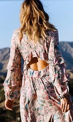 $300 • Buy Spell Designs Authentic Sayulita Frill Gown Musk- Size XS      C2CJAN FOR 7% OFF