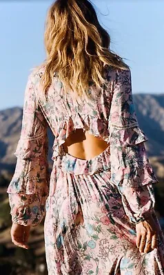 Spell Designs Authentic Sayulita Frill Gown Musk- Size XS     FPLFSS FOR $20 OFF • $300