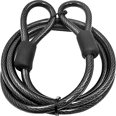 12Mm (1/2 Inch) Heavy-Duty Security Cable Vinyl Coated Braided Steel With Seale • $47.99