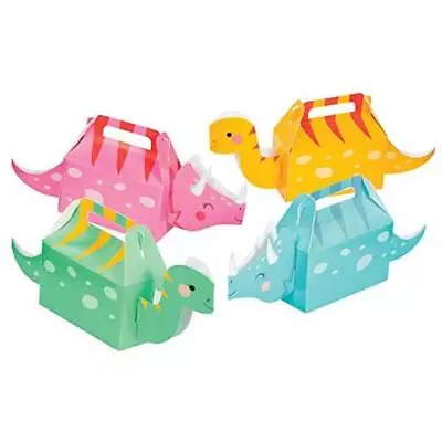 Creative Converting Girl Dinosaur Favor Boxes 12 Ct  • £25.36