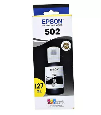 Epson 502 Black Ink Bottle (127ml) • $21.99
