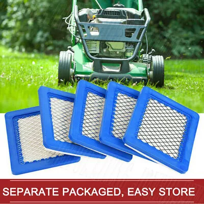 $9.75 • Buy Air Filter 5 PCS Lawn Mower Fitting For Briggs & Stratton 491588 491588S 399959