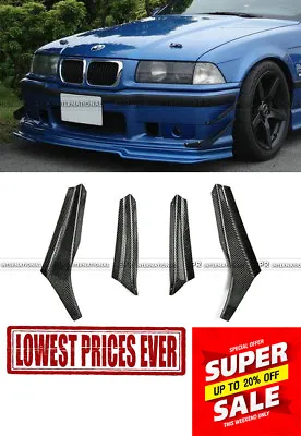 Carbon Fiber Front Bumper Canard Exterior Accessories Trim For BMW 95-99 E36 M3 • $226.80