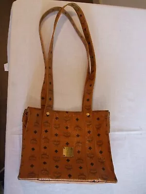 Vintage MCM Munchen Tote Bag Cognac Visetos 12 L X 5  D X 9.5 H • $80