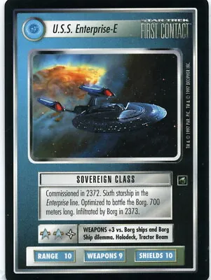 Star Trek CCG First Contact Rare's Cards Are Nr-Mint. Drop Down Box Sale. • $8.25