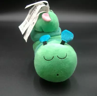 IKEA Green Inch Worm Caterpillar  Plush Musical KLAPPA Stuffed Animal Toy • $17.56