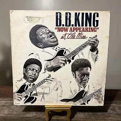 B.B. KING NOW APPEARING AT OLE MISS Vinyl LP 1980 Test/Promo/First Pressing EX • $24.99