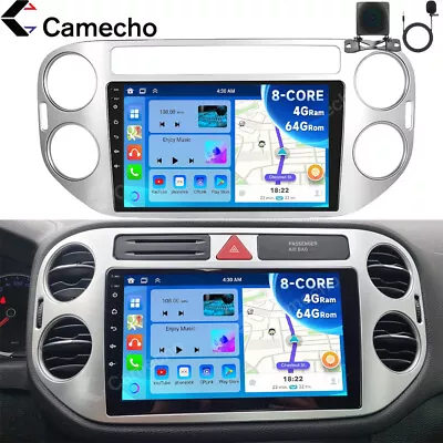 8 CORE 4+64GB Android 13 Apple Carplay Autoradio GPS For VW 5N 2007-2016 Kamera • $169.99