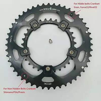 BikinGreen CNC Road Chainring 48/31T BCD 110mm 5 Bolts 10-11 Speed Racing Tour • $77.99