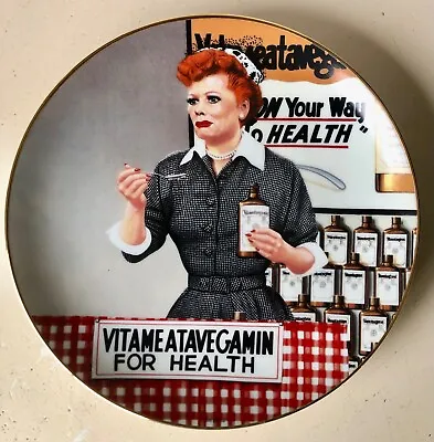 I Love Lucy -  It's Just Like Candy  - Collectors Plate - Rare And Collectible! • $25