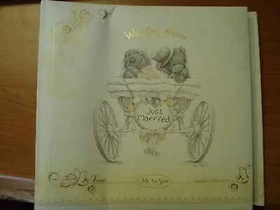 Me To You Tatty Teddy  Wedding Album  In Cream And Gold • £4