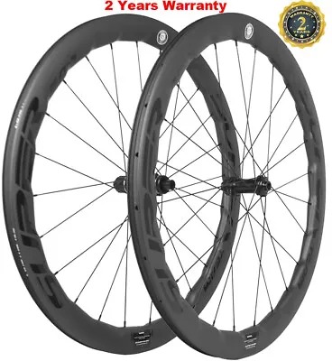 700 50mm Road Bike Disc Brake Wheels 25mm Clincher Disc Brake Carbon Wheelset AK • $435