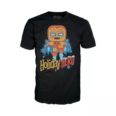 FUNKO BOXED TEE: MARVEL HOLIDAY- GB IRON MAN- XS (T-shirt) • £17.89