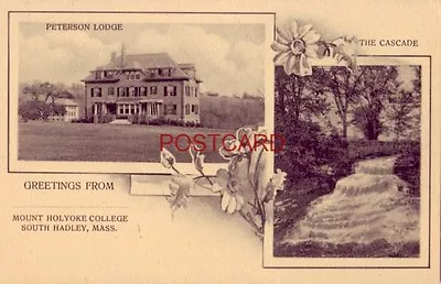 Peterson Lodge & The Cascade. Greetings From Mount Holyoke College So Hadley Ma • $14.99