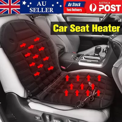 12V Car Auto Seat Warmer Cover Universal Heater Heated Heating Cushion Pad • $15.09