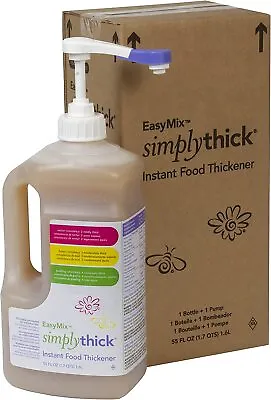 $141.92 • Buy Simply Thick Liquids Gel Thickener Dysphagia Swallowing Large 55 Fl Oz Bottle