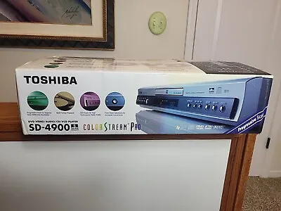 Toshiba SD-4900 DVD VIDEO/CD/DVD-Audio & VCD Player Brand New Opened Box • $99.96