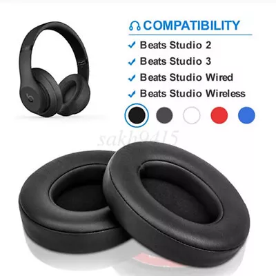 2X Soft Replacement Ear Pads For Beats By Dr. Dre Studio 2.0/3.0 Wired/Wireless • $21.46