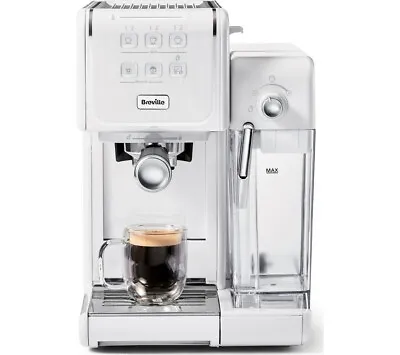 BREVILLE Coffee House II One-Touch VCF147 Coffee Machine In White RRP £399 • £164.99