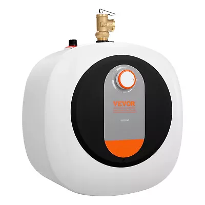 VEVOR 2.5 Gal Electric Mini Tank Hot Water Heater 1400W Shower Compact Storage • $89.99